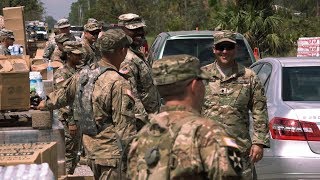 National Guard Provides Lehigh Acres With Hurricane Relief