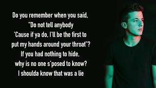 Charlie Puth – I Warned Myself [Full HD] lyrics