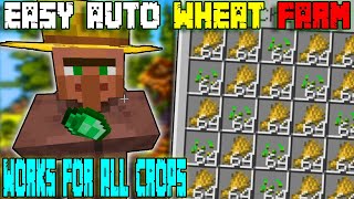 AUTO AFK WHEAT FARM Tutorial For Minecraft 1.21(Works for all CROPS & UPDATES!)