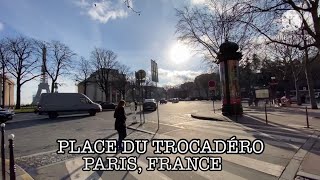 #PARIS WALK AROUND PLACE DU TOCADÉRO,VIEW EIFFEL TOWER,FRANCE