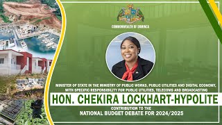 Hon. Chekira Lockhart-Hypolite Contribution to 2024 Budget Debate