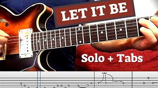 Let It Be - Solo Cover | Guitar Tutorial With Tabs