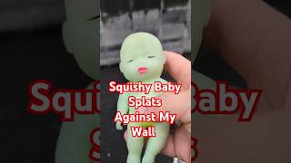 Squishy Neon Baby Splats Against My Wall #japan #shorts #funny #squishy #toys 