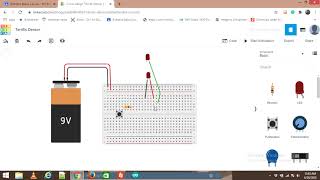 LEDs in parallel with Tinkercad