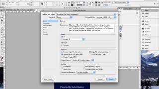 VDIS10015 Visual Communication Skills - Lecture 2B - Export file to PDF in Indesign