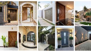 MODERN FRONT WALL DESIGN IDEAS 2024 | OUTDOOR WALL TILES DESIGN | HOME EXTERIOR MAIN DOOR