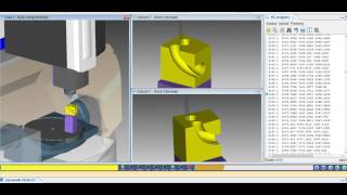 nx cam + vericut, tube milling