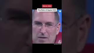 The 1 Role of APPLE CEO - Steve Jobs #shorts