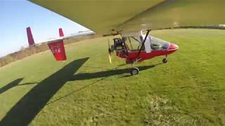 Streak Shadow takeoff from RW 24 at Old Sarum