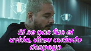 J Balvin - Ego (Letra - Lyric Video)