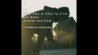 Struggling? Perhaps You Need a Strong 'Why' ⁉ #friedrichnietzsche #quotes