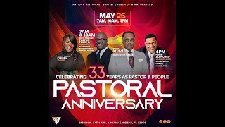 4PM 33RD Pastoral Anniversary Service - May 26th, 2024