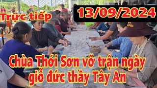 Chùa Thới Sơn vỡ trận ngày giỗ phật Tây An