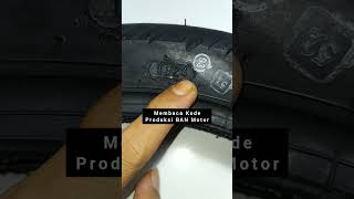 Cara membaca kode produksi ban motor 🛵