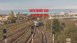 Satu Mare Sud filmat dintr-o vedere de sus/Satu Mare Station from a top view