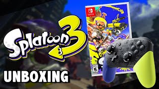 Splatoon 3 Game and Special Edition Pro Controller - Unboxing