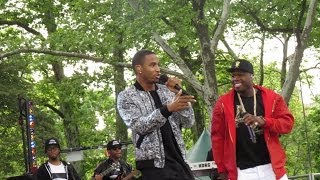 Trey Songz Performing "Smoke" with 50 Cent in NYC (GMA)