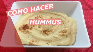 Como hacer Hummus