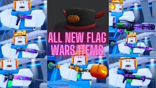 All new skins and ugc in Flag Wars halloween update