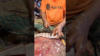 Amazing Poha Fish Cutting Skills In Bangladesh Fish Market By Expert Cutter #shorts