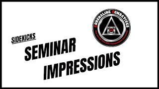 Seminar impressions @AdrenalineCombatives - Sidekicks