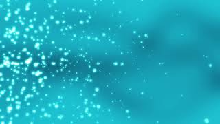 Flying Particles. Looped bluish animated background. Relaxing Screensaver. Free Version Footage.