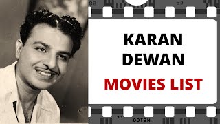 KARAN DEWAN Movies List | करन दीवान मूवीज लिस्ट