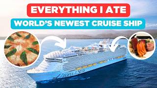 Everything I ate on the world’s newest cruise ship