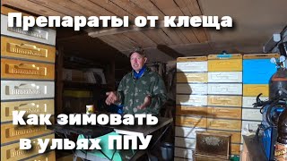 Препараты от клеща Как зимовать в ульях ППУ