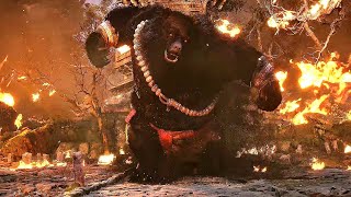 Black Myth Wukong - Chefe Urso Negro Guai Batalha Completa | PS5 (4K 60 FPS)