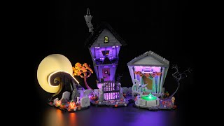 Briksmax 2.0 Light Kit For Disney Tim Burton's The Nightmare Before Christmas 21351