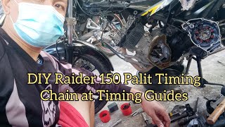 DIY Suzuki Raider150 Palit ng Timing Chain at Timing Guide