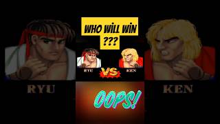 ryu vs ken      interesting match    street fighter 2