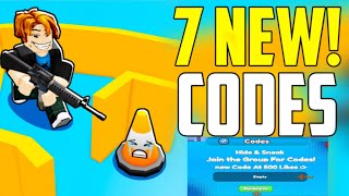 *NEW* UPDATE! CASH!!! CODES* Hide & Sneak |Hide and Sneak Codes 2024