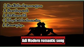 Adi modern romantic song collection/ Oyut Boko