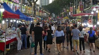 JALAN ALOR FOOD STREET WALK #vlog #travel #explore #4k