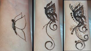 Stylish butterfly tattoo mehndi designs 🌸 Latest butterfly henna tattoo 🌸 2020 henna tattoo