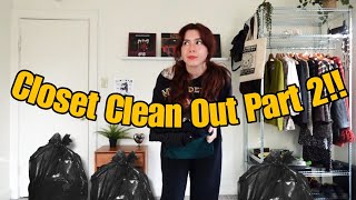 Massive Closet Clean Out Part 2!! Mostly Thrifted/Vintage (all bottoms & dresses) help me! 😮‍💨