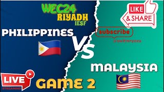 Malaysia 🇲🇾 vs Philippines 🇵🇭 Game 2 WEC24