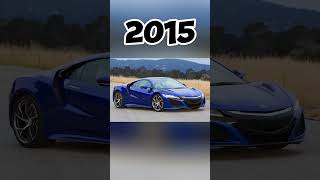 Evolution of Acura nsx (1990/2024)#acura #acuransx #evolution #vehicles #automobile #viral #shorts