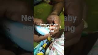 Newborn baby nail trimming machine