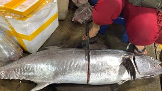 Giant Fish Cutting and Filleting Video Inside the Asian Market | FLV Official