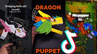 😱 THE AMAZING Paper Dragon 🔥Dragon Puppet Compilation #285