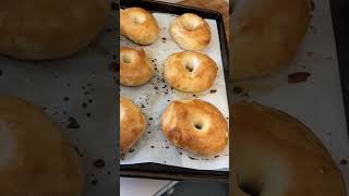 Homemade bagels