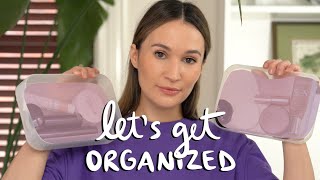 Project Pan 2021 Goals & Everyday Makeup Organization | ttsandra