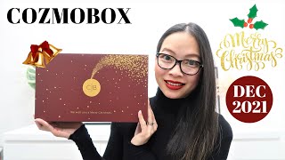 COZMOBOX DECEMBER 2021 CHRISTMAS EDITION BEAUTY BOX UNBOXING – AMAZING MUST HAVE!!…#COZMOBOX