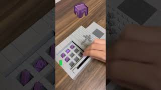 Crafting Minecraft Shulker Shell BUT Lego? #shorts