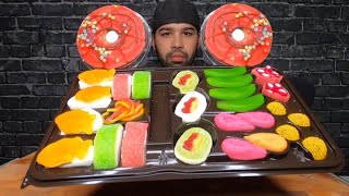 (ASMR) GUMMY SHUSHI & GUMMY DONUT MUKBANG