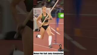 women pole Vault Jump #shorts #youtubeshorts #athlete