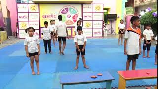 taekwondo Brick Breaking#summer camp#jasn-E- bachpan #